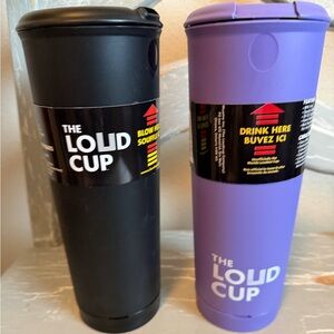 The Loud Cup Black and Purple Set